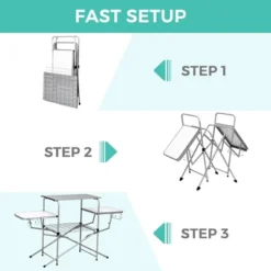 Costway Foldable Camping Table Outdoor Kitchen Portable Grilling Stand Folding BBQ Table -Costway GUEST 021602b5 b0f8 4fe4 b265 2cc67b6ae7c0