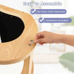 Costway Ergonomic Kneeling Chair Wooden Rocking Chair With Comfortable Padded Seat Cushion & Knee Support Upright Posture Support Chair For Back Pain Relief Beige/Black/Gray -Costway GUEST 022733a8 3035 48a1 b506 4ae98f348132