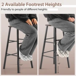 Costway 3 Piece Bar Table Set Pub Table And 2 Stools Counter Kitchen Dining Set 16 Costway 3 Piece Bar Table Set Pub Table And 2 Stools Counter Kitchen Dining Set -Costway GUEST 02906c7d a9a5 4962 b733 826c72561349