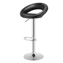Costway Set Of 4 Adjustable Bar Stools Swivel Pub Chairs Barstools PU Leather White/Black 16 Costway Set Of 4 Adjustable Bar Stools Swivel Pub Chairs Barstools PU Leather White/Black -Costway GUEST 03379313 3ebc 4025 9c7b baeae446753a