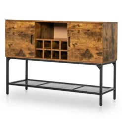Costway Industrial Kitchen Buffet Sideboard 2-Door Console Table W/Open Shelf Wine Rack 15 Costway Industrial Kitchen Buffet Sideboard 2-Door Console Table W/Open Shelf Wine Rack -Costway GUEST 0433f4d8 2084 41f1 af82 1ed83c417b54