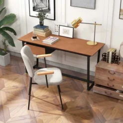 Costway Set Of 2 Modern Linen Fabric Dining Chairs Padded Kitchen Accent Armchair Grey/Orange 13 Costway Set Of 2 Modern Linen Fabric Dining Chairs Padded Kitchen Accent Armchair Grey/Orange -Costway GUEST 0436827c c62a 4345 b8f3 88a440e31260