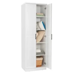 Costway 70'' Storage Cabinet Freestanding Pantry Cabinet W/2 Doors & 5 Shelves White 17 Costway 70'' Storage Cabinet Freestanding Pantry Cabinet W/2 Doors & 5 Shelves White -Costway GUEST 0478558a 01ff 42a3 9eb6 37516a236c6c