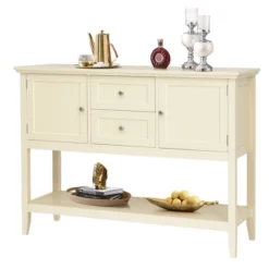 Costway Sideboard Buffet Table Wooden Console Table W/ Drawers & Storage Cabinets Blue/Brown/Gray/Beige 22 Costway Sideboard Buffet Table Wooden Console Table W/ Drawers & Storage Cabinets Blue/Brown/Gray/Beige -Costway GUEST 06bed936 61be 4f7c 8e09 0deb5b95287f