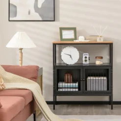 Costway Kitchen Server Buffet Sideboard Storage Cabinet Cupboard With 2 Doors & Open Shelf 12 Costway Kitchen Server Buffet Sideboard Storage Cabinet Cupboard With 2 Doors & Open Shelf -Costway GUEST 0784ddcf f33f 4c6e 87a9 0ee8796fe429