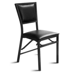 Costway Set Of 2 Metal Folding Chair Dining Chairs Home Restaurant Furniture Portable Black 12 Costway Set Of 2 Metal Folding Chair Dining Chairs Home Restaurant Furniture Portable Black -Costway GUEST 0c4e9d84 bae2 4d8a 8ef3 b00d806b2c77