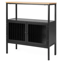 Costway Kitchen Server Buffet Sideboard Storage Cabinet Cupboard With 2 Doors & Open Shelf 17 Costway Kitchen Server Buffet Sideboard Storage Cabinet Cupboard With 2 Doors & Open Shelf -Costway GUEST 0fe6f1d9 e28e 4608 acad 883c905f1aee