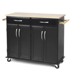 Costway Rolling Kitchen Trolley Island Cart Wood Top Storage Cabinet Utility W/ Drawers 17 Costway Rolling Kitchen Trolley Island Cart Wood Top Storage Cabinet Utility W/ Drawers -Costway GUEST 1a019070 d7a9 4dff ace7 5f40c369c6e3