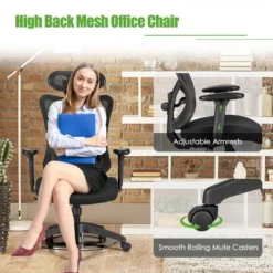 Costway Ergonomic High Back Mesh Office Chair W/ Adjustable Lumbar Support -Costway GUEST 1a2a3eca 4913 4542 8f1d c1fde8da39a3