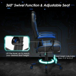 Costway Massage Gaming Chair Racing Recliner Computer Desk Chair W/Footrest 20 Costway Massage Gaming Chair Racing Recliner Computer Desk Chair W/Footrest -Costway GUEST 1ae491f4 bb6a 4ee7 b342 5395cb36e88a