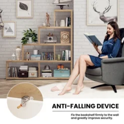 Costway 6 Cubes Ladder Shelf Freestanding Corner Bookshelf Storage Bookcase Display Rack 16 Costway 6 Cubes Ladder Shelf Freestanding Corner Bookshelf Storage Bookcase Display Rack -Costway GUEST 1c8fbb5c f8e0 48c0 a8c4 17b824b93dbe