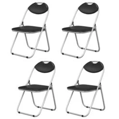 Costway 2/4 PCS U Shape Folding Chairs Furniture Home Outdoor Picnic Portable Black 19 Costway 2/4 PCS U Shape Folding Chairs Furniture Home Outdoor Picnic Portable Black -Costway GUEST 1debd584 ba82 4feb 9f34 165e58d5d5fc