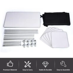 Costway Portable BBQ Aluminum Camping Table Kitchen Cook Station W/ Storage Organizer 16 Costway Portable BBQ Aluminum Camping Table Kitchen Cook Station W/ Storage Organizer -Costway GUEST 24bc4a43 5227 4049 bbf6 9dacd2740321