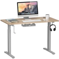 Costway 48'' Sit Stand Desk Adjustable Standing Workstation W/Crank Handle -Costway GUEST 24f058ac b5b2 42b9 b976 f9aecc48dae0