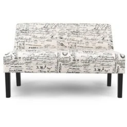 Costway Loveseat Sofa Fabric Settee Bench Bed Chair Wooden Leg Living Room -Costway GUEST 2523a3ca f345 4e98 b827 622fdffc4280