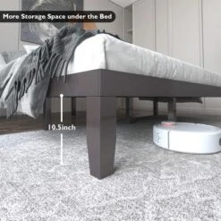 Costway King Size 14'' Wooden Bed Frame Mattress Platform Wood Slats Support EspressoNatural -Costway GUEST 280d34b9 e80c 44d5 bd54 242d64add439