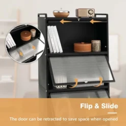 Costway 5-Tier Kitchen Baker's Rack Storage Cabinet Mobile Microwave Stand Flip-up Doors White/Black/Grey/Green 17 Costway 5-Tier Kitchen Baker's Rack Storage Cabinet Mobile Microwave Stand Flip-up Doors White/Black/Grey/Green -Costway GUEST 2909b933 4468 4201 a8f1 693552550d89