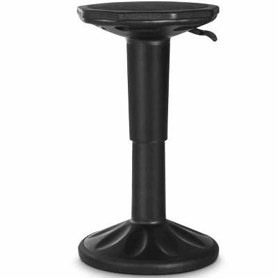 Costway Wobble Chair Height Adjustable Active Learning Stool Sitting Home Office Black 9 Costway Wobble Chair Height Adjustable Active Learning Stool Sitting Home Office Black - Image 9