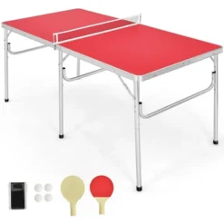 60'' Portable Table Tennis Ping Pong Folding Table W/Accessories Indoor Game 19 60'' Portable Table Tennis Ping Pong Folding Table W/Accessories Indoor Game -Costway GUEST 2a96226f 8f42 4446 9da6 144948fb0ee2