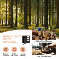 Costway Rolling Kitchen Island Utility Storage Cart W/ 3 Storage Drawers & Shelves White/Black 15 Costway Rolling Kitchen Island Utility Storage Cart W/ 3 Storage Drawers & Shelves White/Black -Costway GUEST 2b49e936 3daa 4bee 9b9b f2532570022e