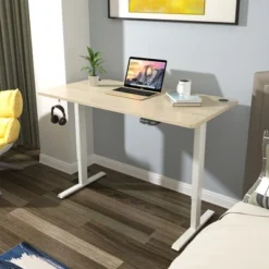 Costway Universal Tabletop For Standard & Standing Desk Frame Natural -Costway GUEST 2c2062f2 6444 49b5 ab49 d9305f68c219