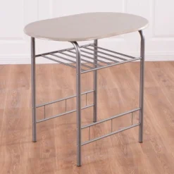 Costway 3 Piece Dining Set Table 2 Chairs Bistro Pub Home Kitchen Breakfast Furniture Grey 10 Costway 3 Piece Dining Set Table 2 Chairs Bistro Pub Home Kitchen Breakfast Furniture Grey -Costway GUEST 2dcde5c4 85a1 4c03 8e4b 2b95c0434dd9