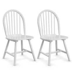 Costway Set Of 2 Vintage Windsor Dining Side Chair Wood Spindleback Kitchen Room BlackWhite 21 Costway Set Of 2 Vintage Windsor Dining Side Chair Wood Spindleback Kitchen Room BlackWhite -Costway GUEST 2e65ac11 df5d 4638 9494 40b46eee074f
