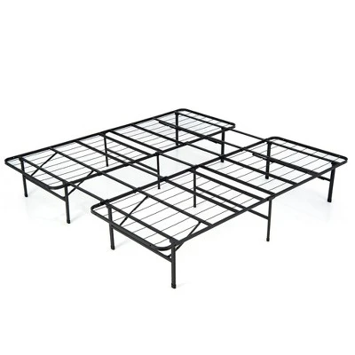 Costway Folding Metal Platform Bed Frame 13 Inch Mattress Foundation 660 LBS 9 Costway Folding Metal Platform Bed Frame 13 Inch Mattress Foundation 660 LBS - Image 9