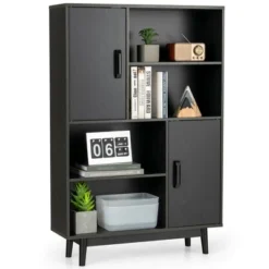Costway Sideboard Storage Cabinet Bookshelf Cupboard W/Door Shelf Black / White / Espresso 21 Costway Sideboard Storage Cabinet Bookshelf Cupboard W/Door Shelf Black / White / Espresso -Costway GUEST 2f8c0fa5 94c8 48d9 bf00 5d621611369e