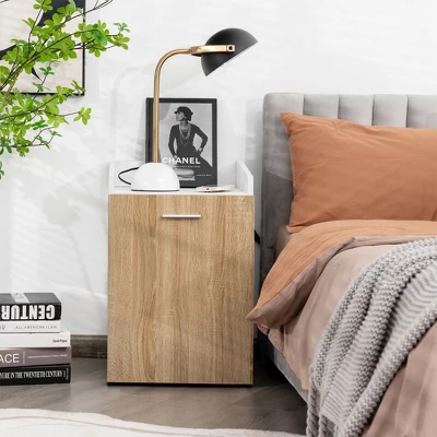 Costway File Cabinet With 2 Drawers Mobile Filing Cabinet W/Wheel For Letter Size 2 Costway File Cabinet With 2 Drawers Mobile Filing Cabinet W/Wheel For Letter Size - Image 2