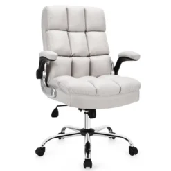 Costway High Back Big & Tall Office Chair Adjustable Swivel W/Flip-up Arm 21 Costway High Back Big & Tall Office Chair Adjustable Swivel W/Flip-up Arm -Costway GUEST 32fb1e96 03e7 4729 a86e 967ec7fcf7fd
