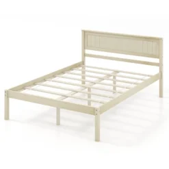 Costway Full/Queen/Twin Size Wooden Platform Bed Frame With Headboard Mattress Foundation Natural -Costway GUEST 332f9e4f b635 43b2 b7eb 12ac8aa08c0b