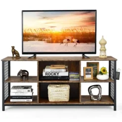 Costway 3-Tier TV Stand For TV's Up To 65'' Entertainment Media Center W/Storage Basket 17 Costway 3-Tier TV Stand For TV's Up To 65'' Entertainment Media Center W/Storage Basket -Costway GUEST 3334ecfe 6649 4705 8e78 c62cd18aac48