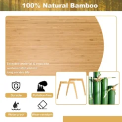 Costway Natural Round End Table Modern Stylish Side Table W/ 20'' Round Tabletop 14 Costway Natural Round End Table Modern Stylish Side Table W/ 20'' Round Tabletop -Costway GUEST 34119fbb 2bcd 458c 9813 b90aa3b7aa57