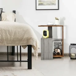 Costway 3 Tier Sofa Side End Table Storage Shelf Accent Compact For Living Room Bedroom -Costway GUEST 351409cc 8745 47b3 bde1 988aef54d25f