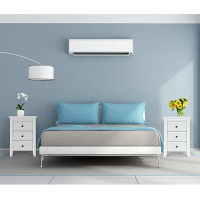 2PCS Nightstand End Beside Table Drawers Modern Storage Bedroom Furniture White 2 2PCS Nightstand End Beside Table Drawers Modern Storage Bedroom Furniture White - Image 2