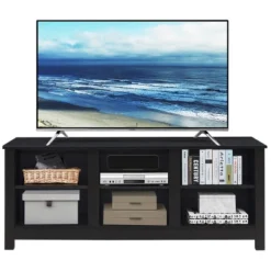 Costway TV Stand Cabinet For TV's Up To 60'' Entertainment Center W/Storage Shelves BlackBrown 19 Costway TV Stand Cabinet For TV's Up To 60'' Entertainment Center W/Storage Shelves BlackBrown -Costway GUEST 39410c97 1024 49e9 88d5 30c339ca7256