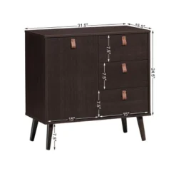 Costway Sideboard Entryway Console Table W/ Display Cabinet Brown Home 16 Costway Sideboard Entryway Console Table W/ Display Cabinet Brown Home -Costway GUEST 39ff517d f012 4c0f 9767 c3f78f582670