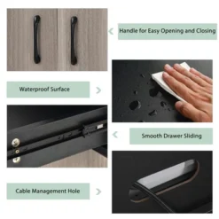 Costway 3-Door 71'' Kitchen Buffet Pantry Storage Cabinet W/Hutch Adjustable Shelf Black 15 Costway 3-Door 71'' Kitchen Buffet Pantry Storage Cabinet W/Hutch Adjustable Shelf Black -Costway GUEST 3b859028 a76f 4d7f b512 29856647c685