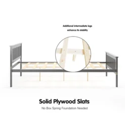 Costway Full Wood Platform Bed With Headboard And Footboard Mattress Foundation -Costway GUEST 3ff9a8dd ba26 4c04 8903 8e63732b1505