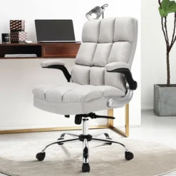 Costway High Back Big & Tall Office Chair Adjustable Swivel W/Flip-up Arm 14 Costway High Back Big & Tall Office Chair Adjustable Swivel W/Flip-up Arm -Costway GUEST 409499a7 f693 4d35 ac70 e4cc9a1c9e1c