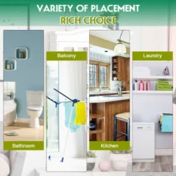 Wall-Mount Bathroom Storage Cabinet Medicine Organizer Double Doors Shelved New -Costway GUEST 40b27fab 7bbd 42cd 85a8 dbe8766ca7cc