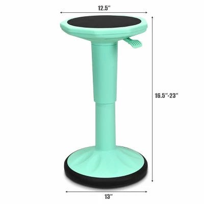 Costway Wobble Chair Height Adjustable Active Learning Stool Sitting Home Office Green Backless Silicone 1 Costway Wobble Chair Height Adjustable Active Learning Stool Sitting Home Office Green Backless Silicone