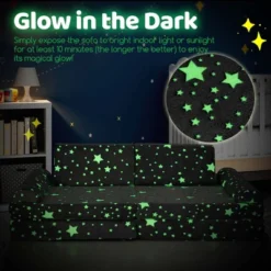 Honeyjoy 8 PCS Modular Kids Play Couch With Handles Machine Washable Covers For Building Fort Gray/Multicolor -Costway GUEST 44715b39 b2d8 4638 b46f 25d293cb5655