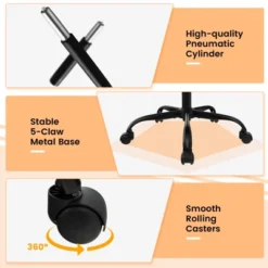 Costway Adjustable Office Desk Chair Ergonomic Executive Chair With Padded Headrest Armrest 16 Costway Adjustable Office Desk Chair Ergonomic Executive Chair With Padded Headrest Armrest -Costway GUEST 4670cb99 d548 400c b2ff 02e2be60aeea