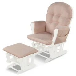 Costway Glider And Ottoman Cushion Set Wood Baby Nursery Rocking Chair -Costway GUEST 4829ccd9 c2a0 4eab 8987 6231503bd9f0