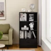 Costway 48'' Tall 4-tier Storage Shelf Wood Bookcase W/Drawer Home Organizer Display Rack