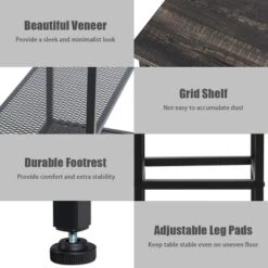 Costway 5 Piece Counter Dining Table Set Bar Pub Table Set Metal Frame Black -Costway GUEST 48fe0bc5 f9d3 4c13 913f a0d1b86e8c7e