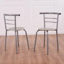 Costway 3 Piece Dining Set Table 2 Chairs Bistro Pub Home Kitchen Breakfast Furniture Grey 11 Costway 3 Piece Dining Set Table 2 Chairs Bistro Pub Home Kitchen Breakfast Furniture Grey -Costway GUEST 4c9cec3a d244 4097 97ad b0a5ad44c778