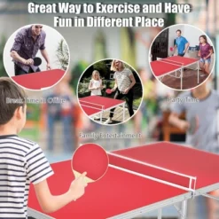 60'' Portable Table Tennis Ping Pong Folding Table W/Accessories Indoor Game 13 60'' Portable Table Tennis Ping Pong Folding Table W/Accessories Indoor Game -Costway GUEST 4f576a96 b624 4335 8870 738fbeeb5484